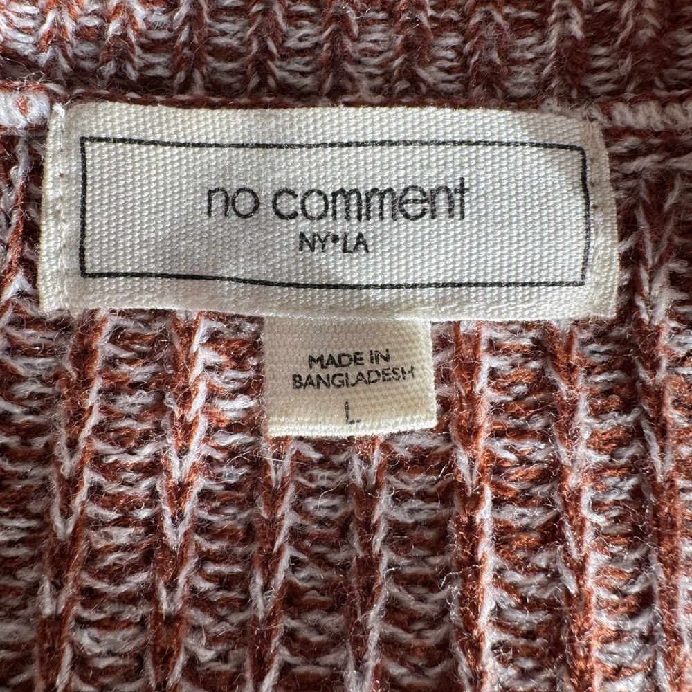 Cozy Knit Open Cardigan by No Comment - Picture 6 of 6